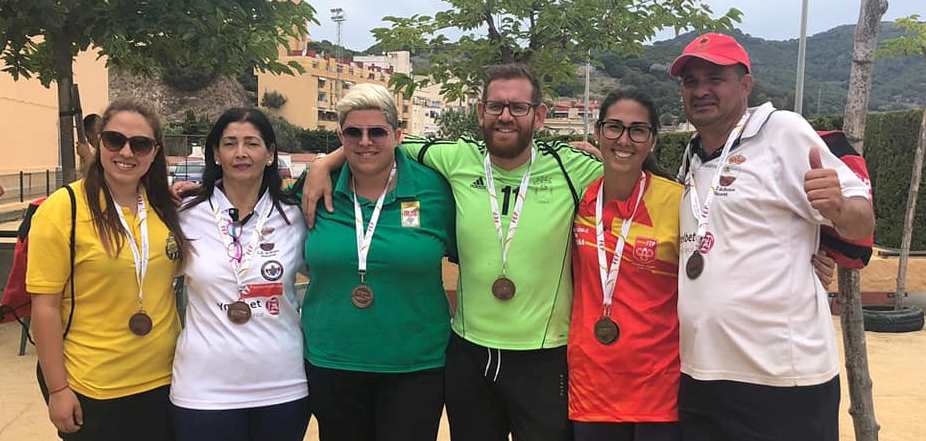 7 MEDALLAS EN EL CAMPEONATO DE ESPAÑA DE BOCHAS.