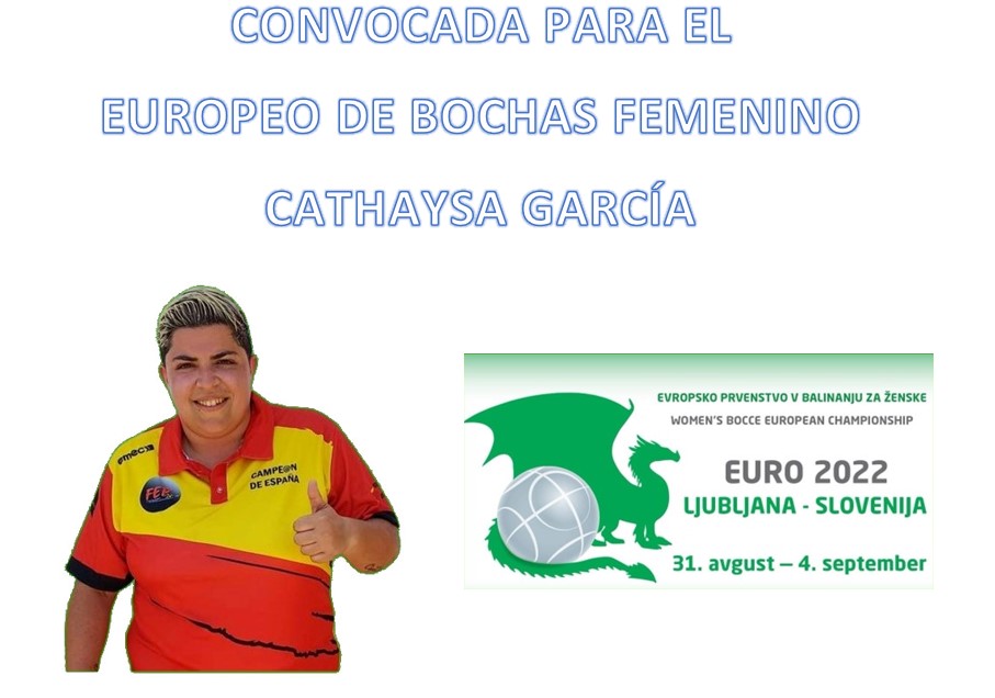 convocatoria de Cathaysa para el Europeo de Bochas